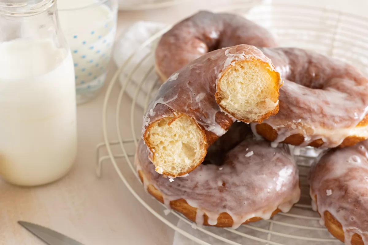 Donuts en el plato