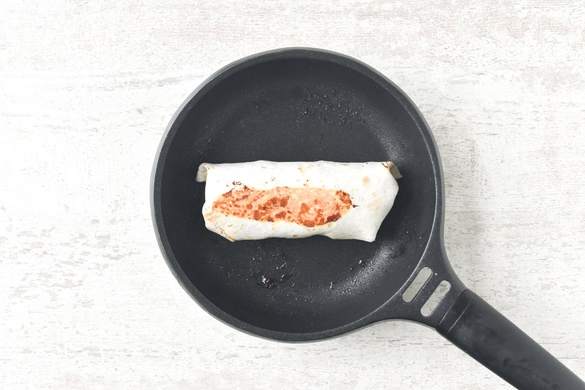 Doramos los burritos de pollo