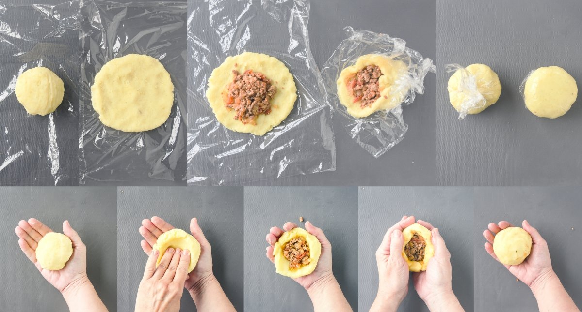 Dos maneras de rellenar las papas