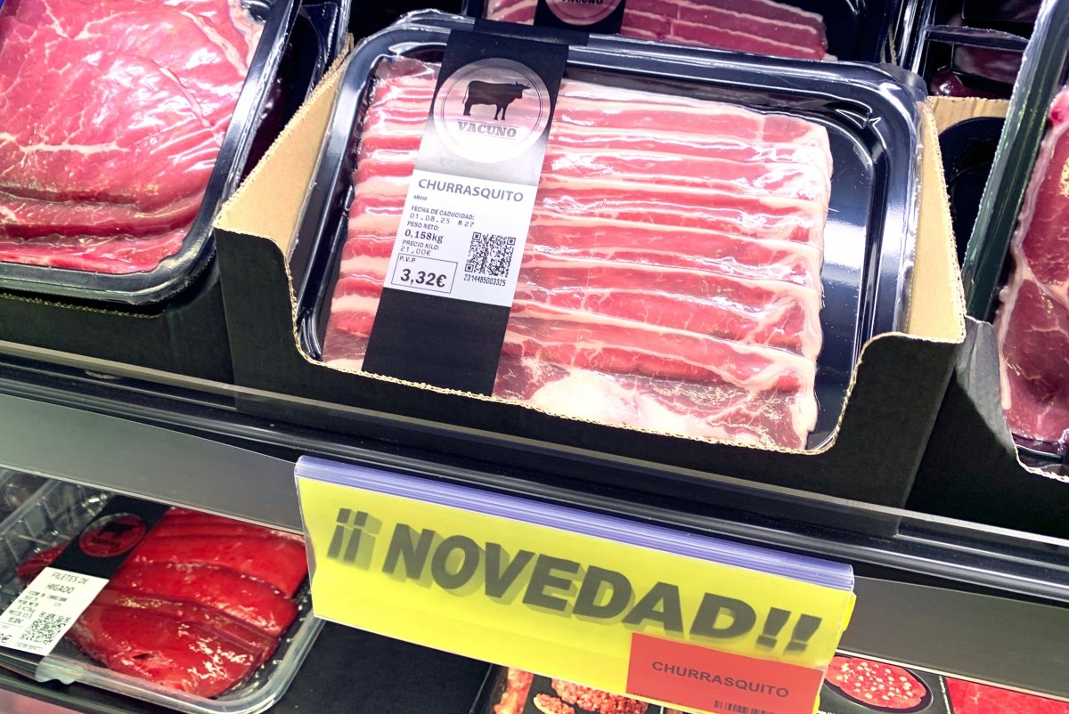 El churrasquito de ternera es una de las nuevas carnes de Mercadona