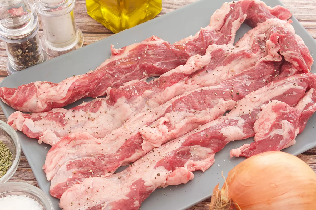 Lagarto de cerdo ibérico a la plancha 2 El lagarto del lagarto de cerdo ibérico a la plancha salpimentado