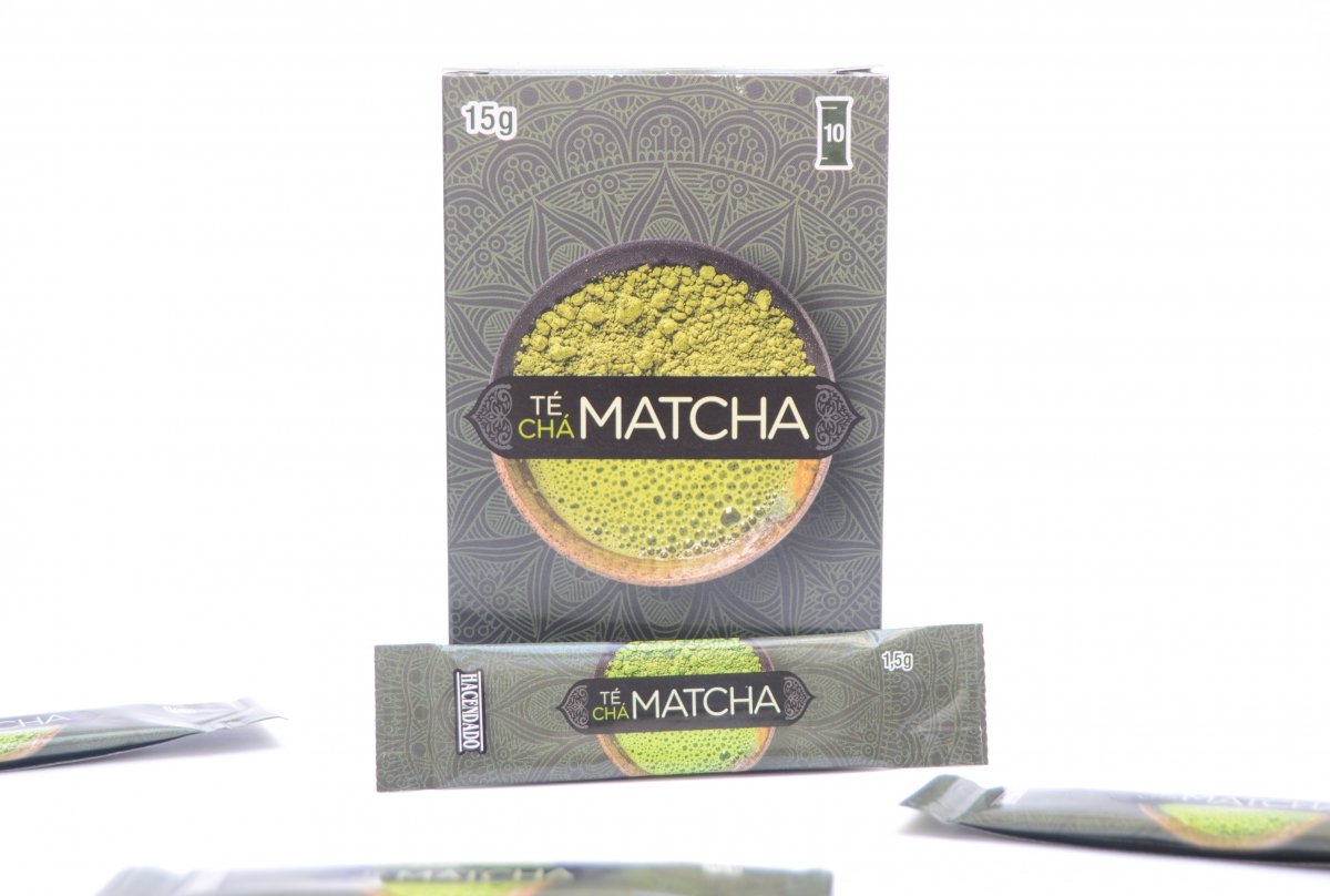 El té matcha de Mercadona se comercializa en una caja con 10 sobres