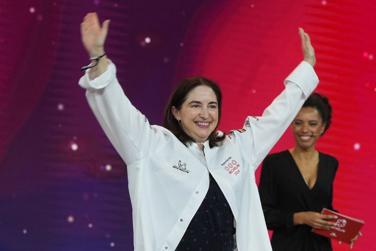 Elena Arzak celebra sus tres estrellas Michelin
