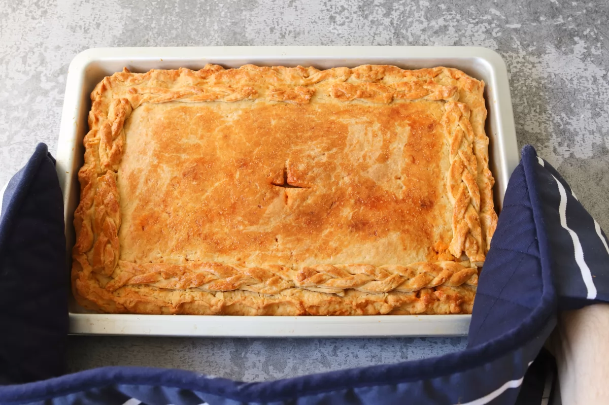 Empanada de verduras horneada