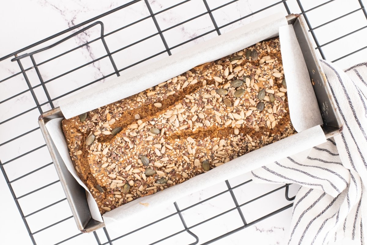 Enfriamos el pan de quinoa