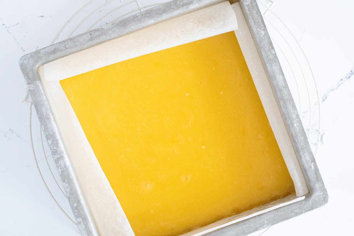 Enfriamos la crema de limón