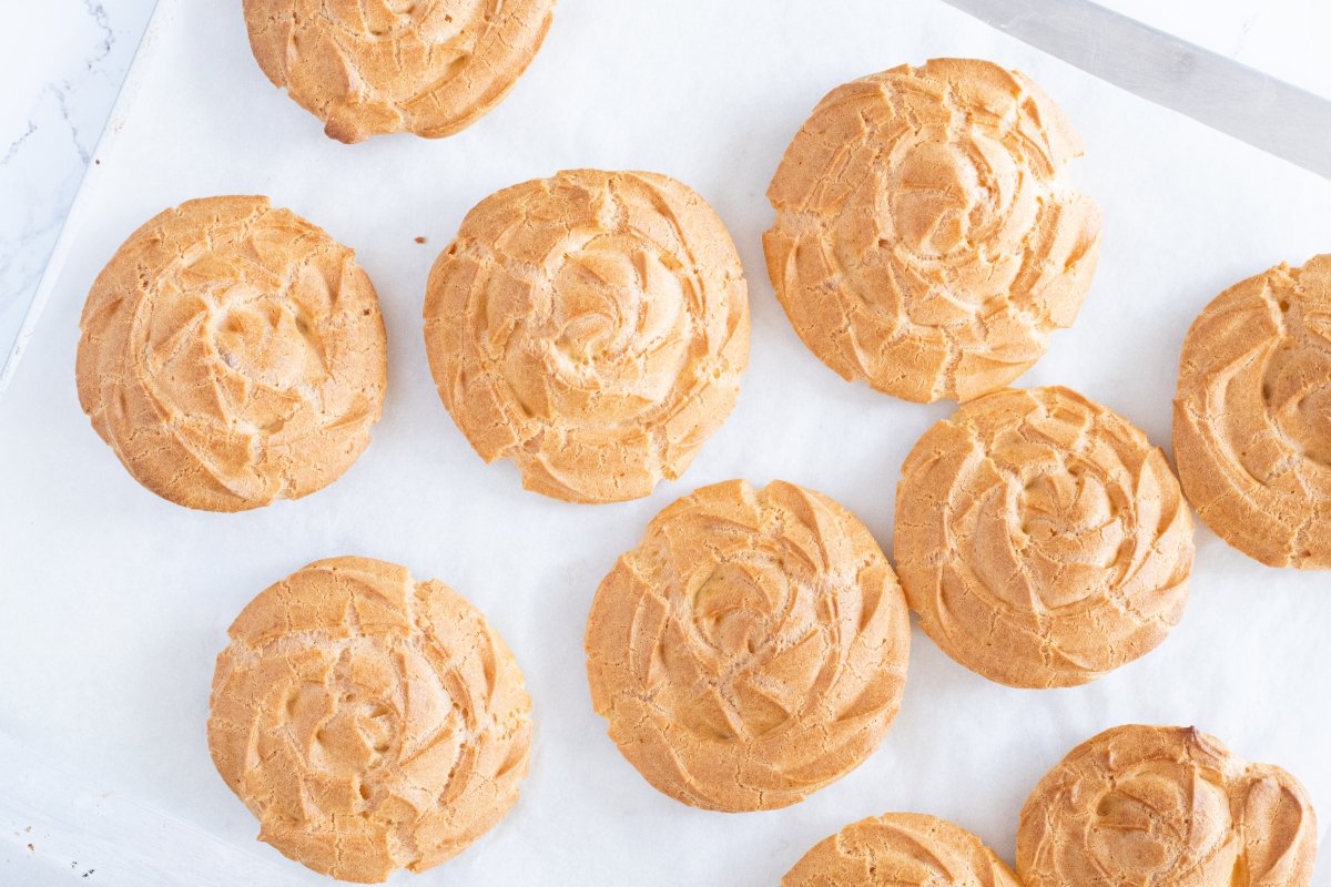 Enfriamos la masa horneada