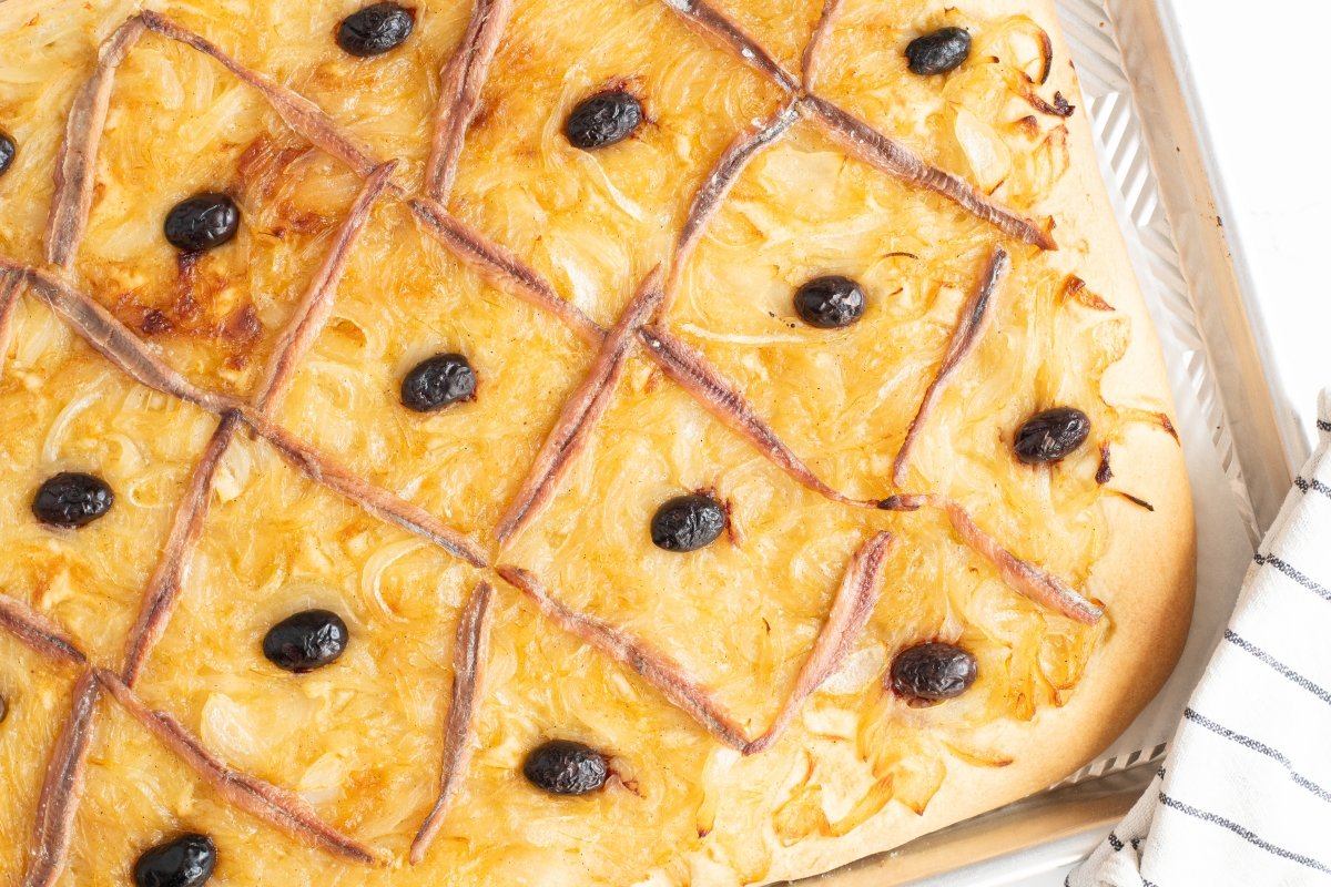 Enfriamos la pissaladière