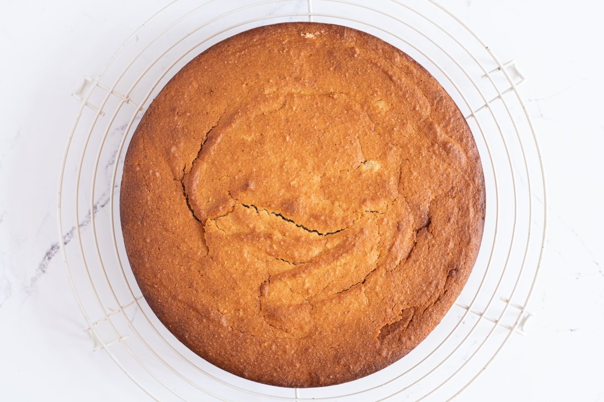 Enfriamos la tarta de castañas