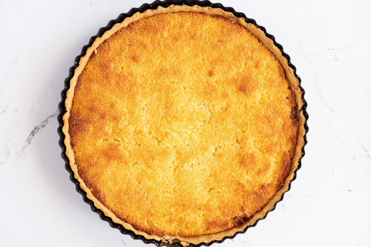 Enfriamos la tarta de coco