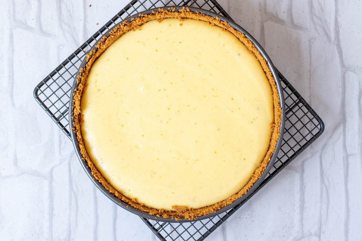 Enfriamos la tarta de lima o key lime pie