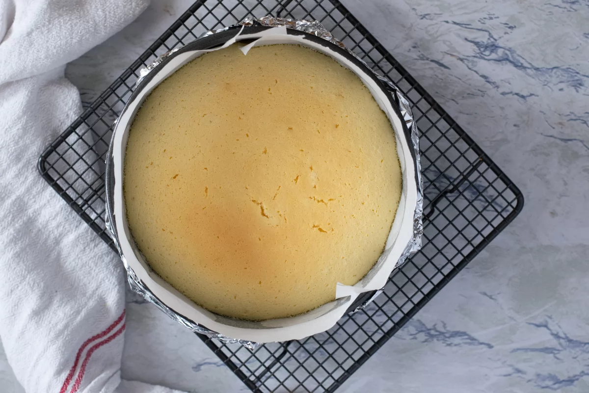Tarta de queso japonesa 14 Enfriamos la tarta de queso japonesa