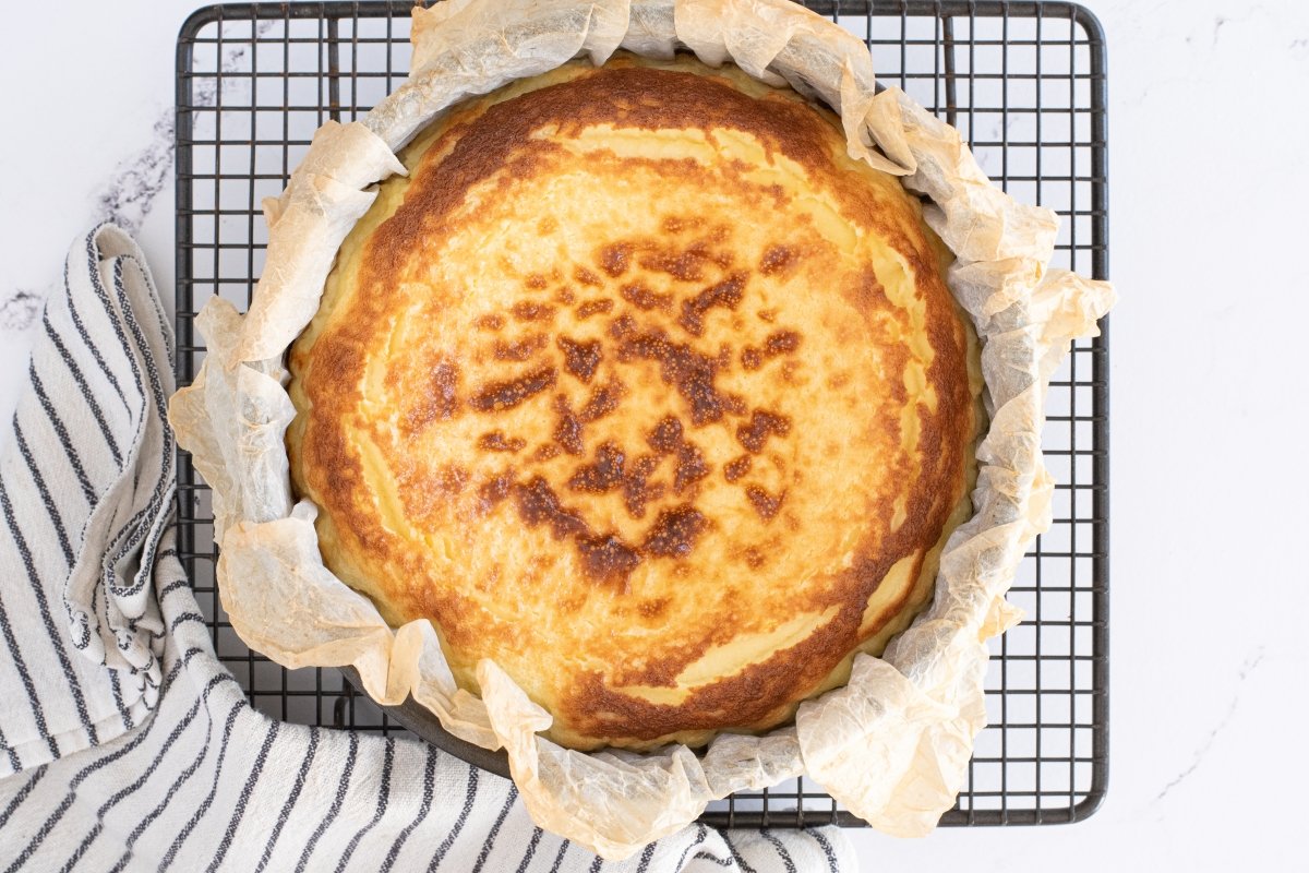 Enfriamos la tarta de queso