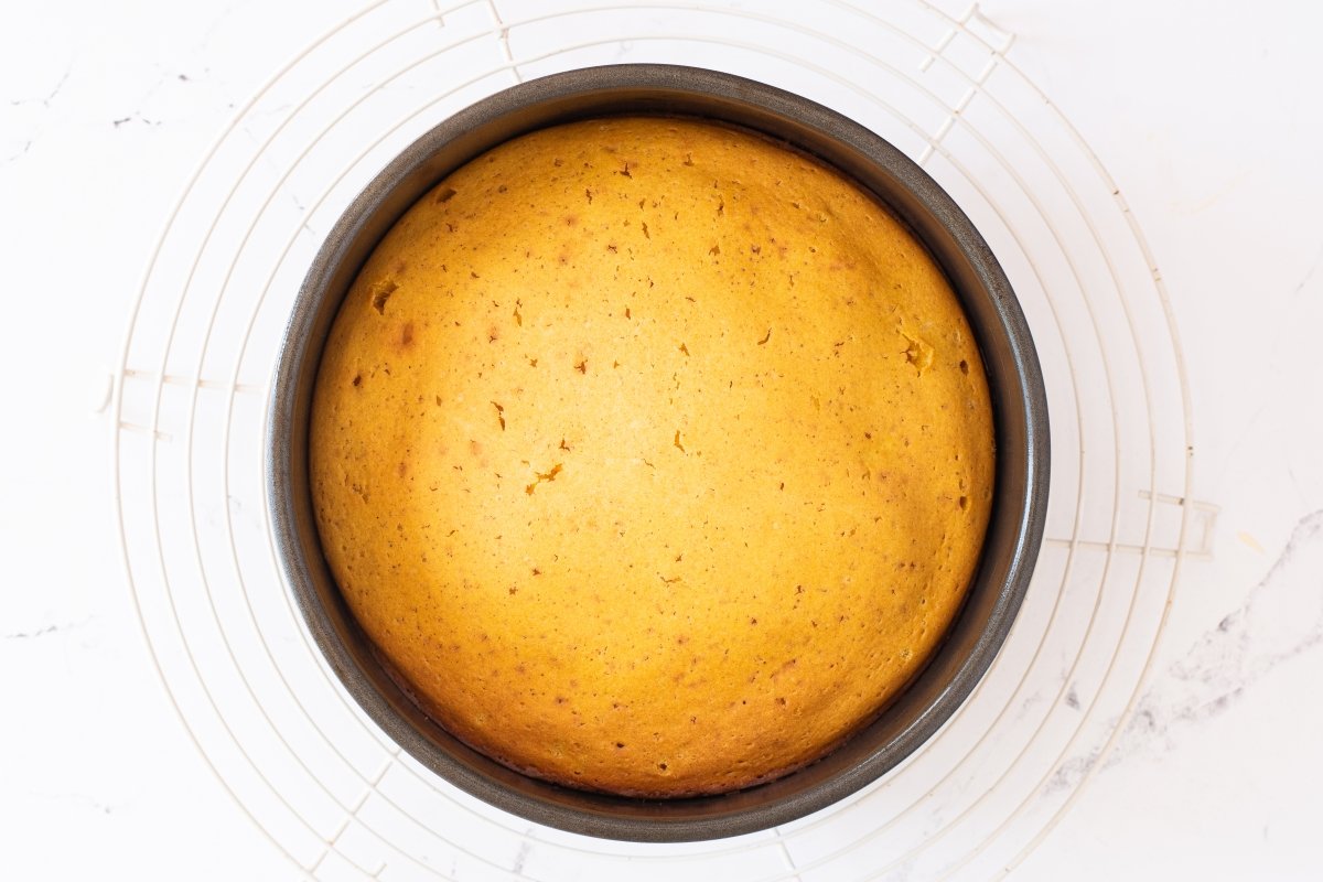 Enfriamos la torta de auyama