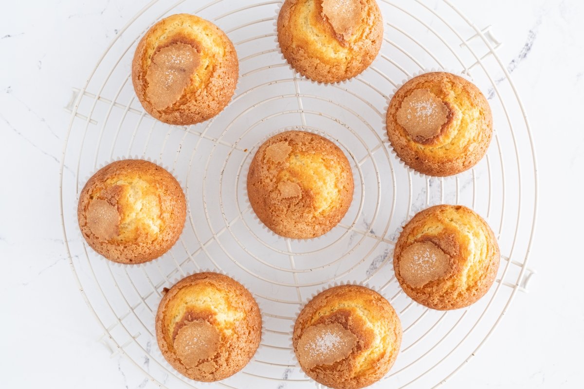 Enfriamos las magdalenas de mantequilla