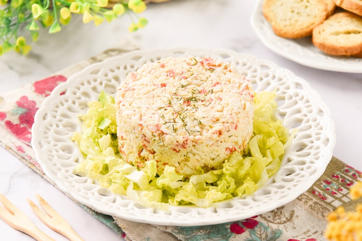 Ensalada de cangrejo casera