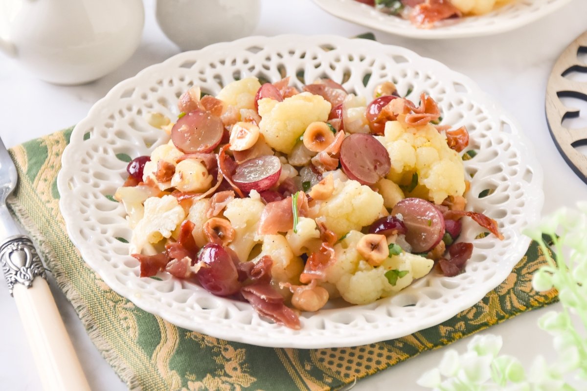 Ensalada de coliflor casera