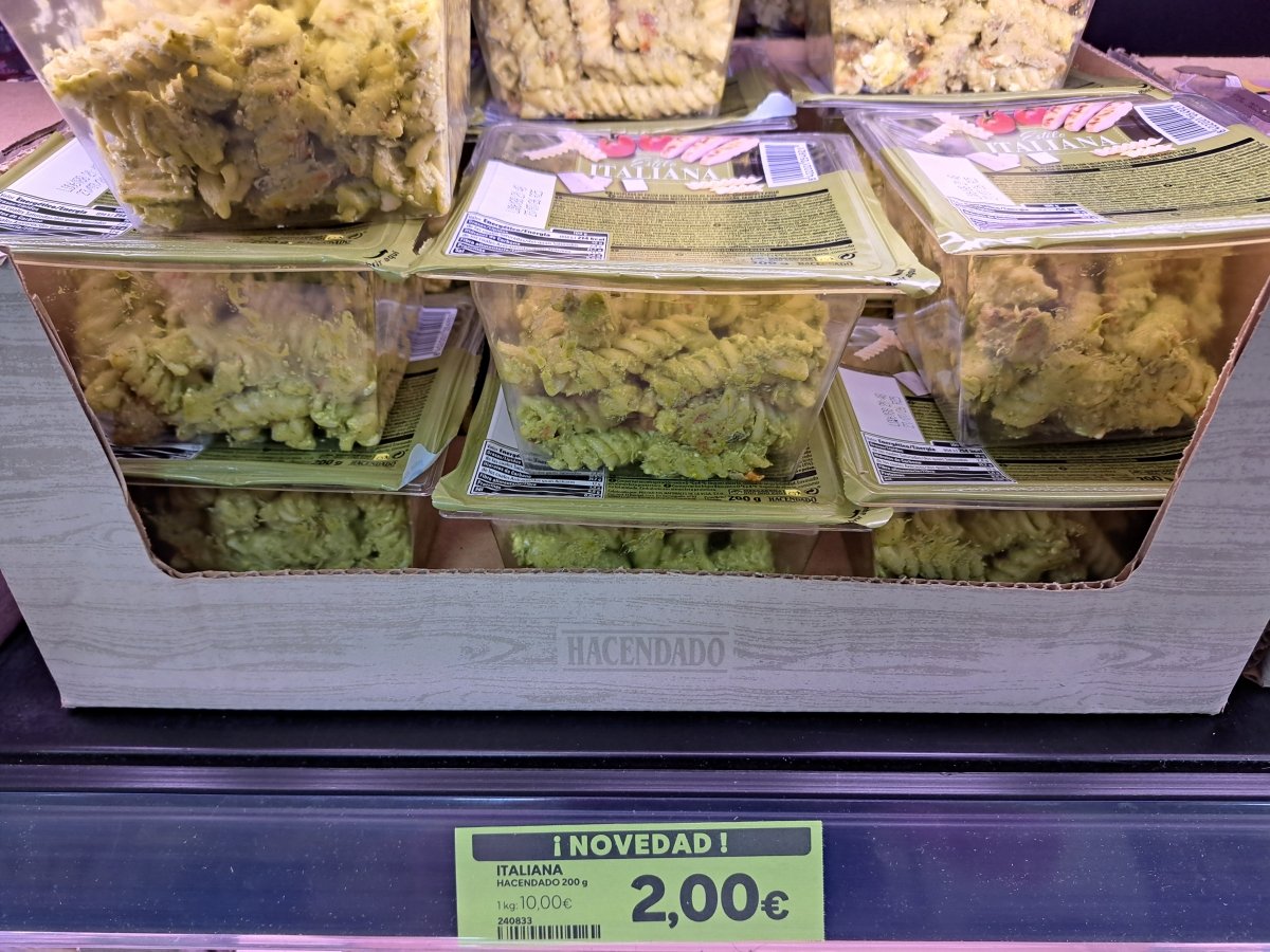 Ensalada de pasta al estilo Italiana Hacendado