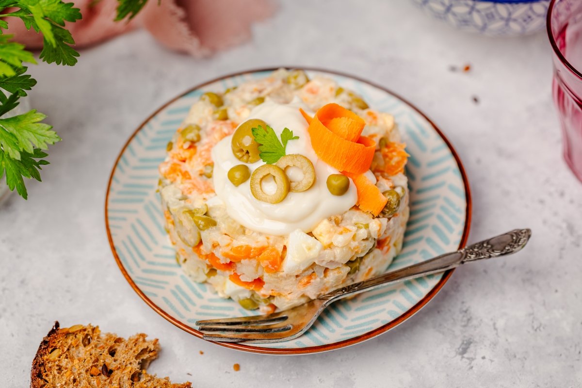 Ensaladilla rusa en Thermomix preparada