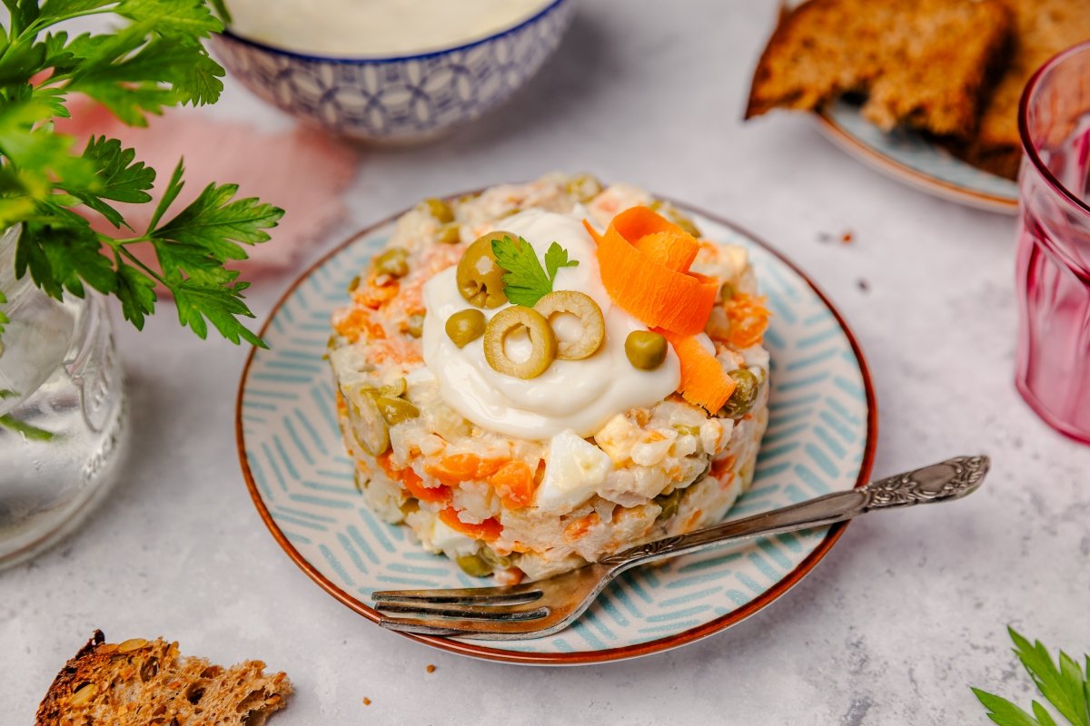 Ensaladilla rusa en Thermomix servida