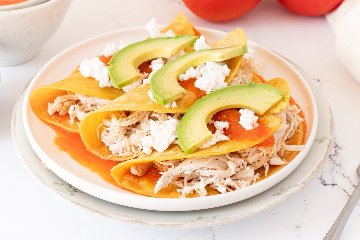 Entomatadas listas para servir