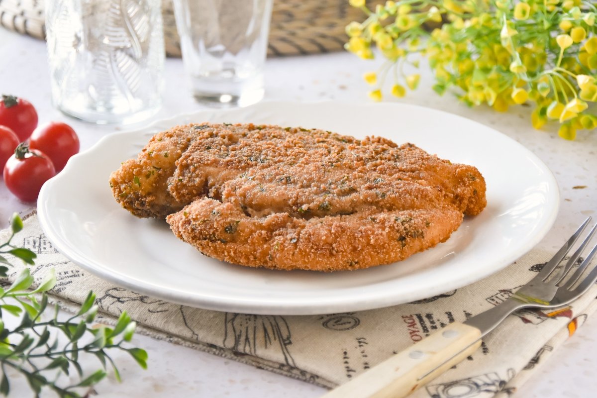 Escalope de pollo casera