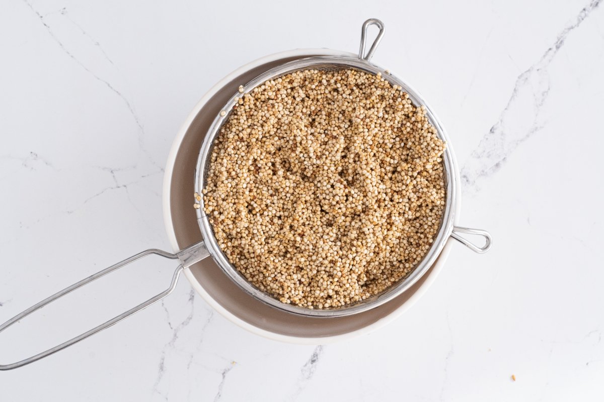 Escurrimos la quinoa