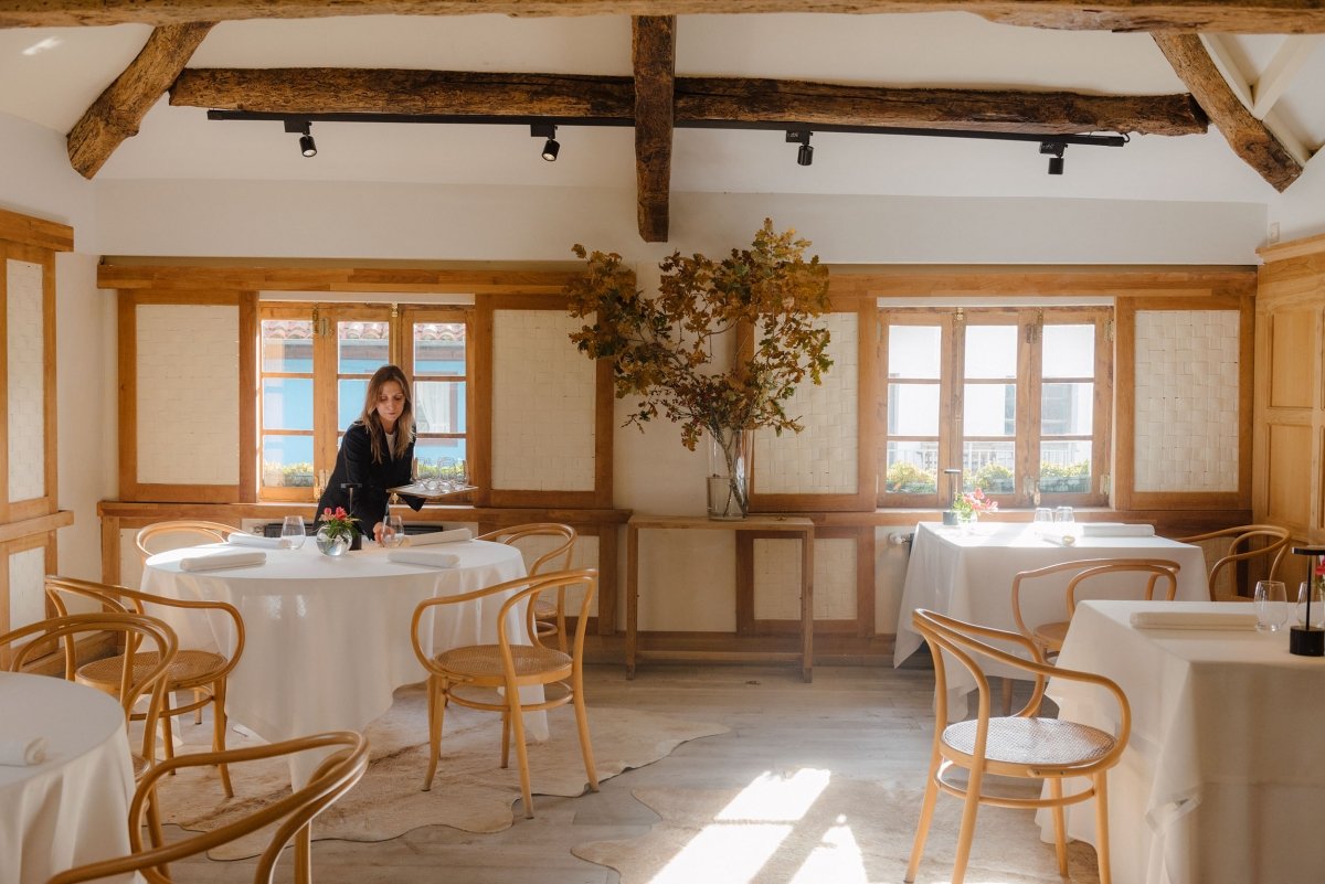 Espacio del restaurante Casa Marcial en Arriondas