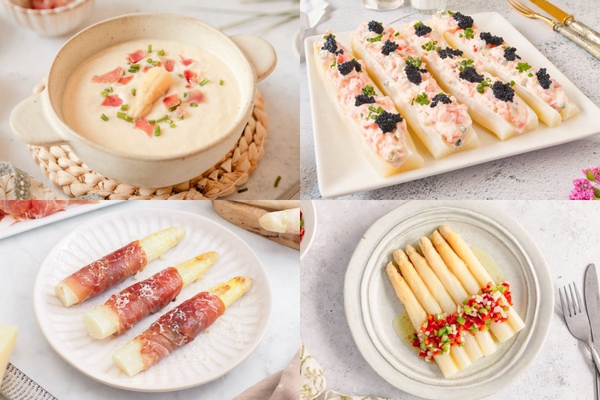 Recetas con espárragos blancos
