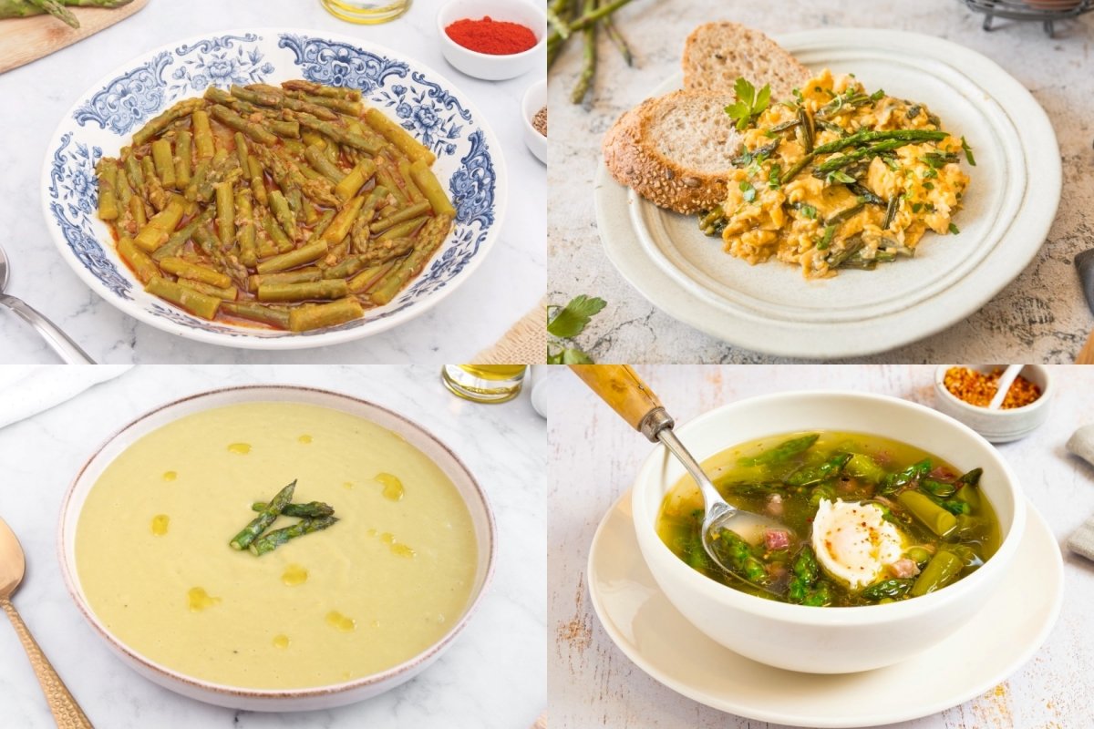 Recetas con espárragos verdes