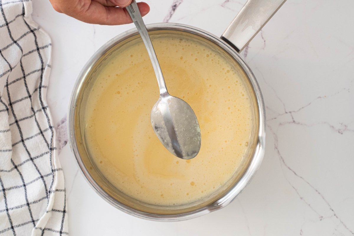 Espesamos los ingredientes del helado de leche