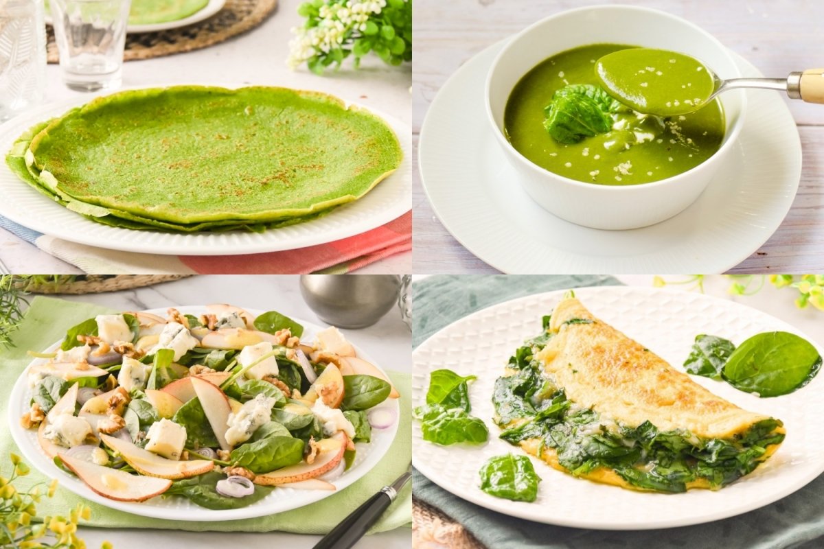 Recetas con espinacas