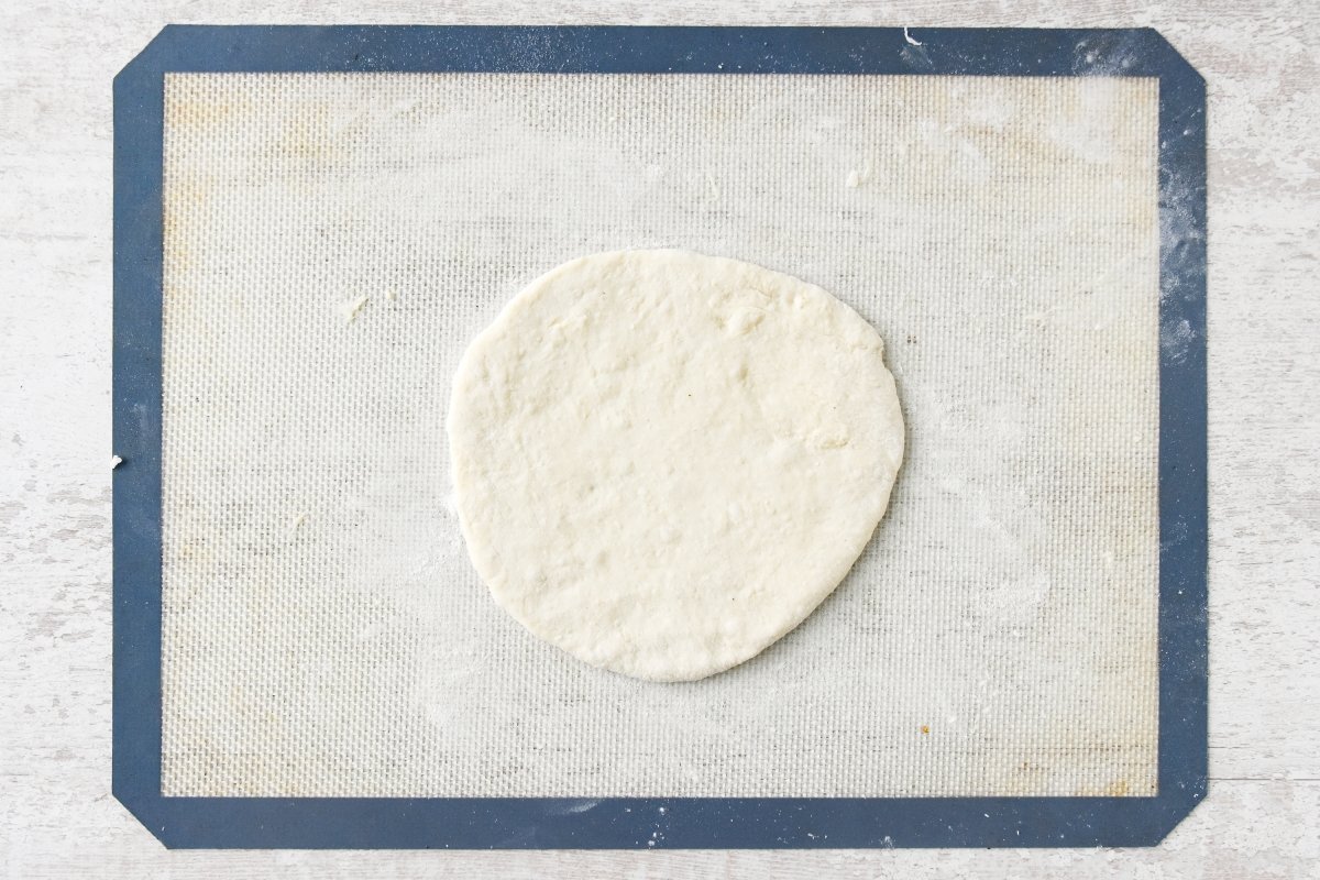 Estiramos cada porción plana