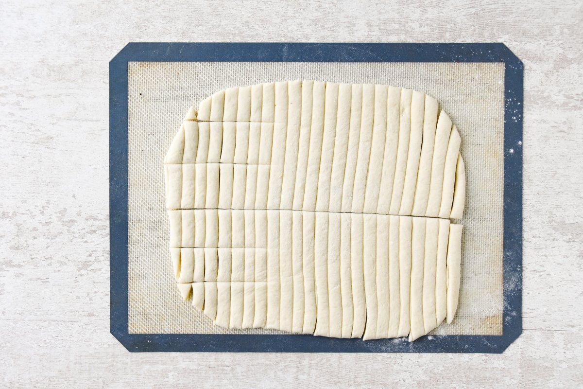 Estiramos y dividimos la masa