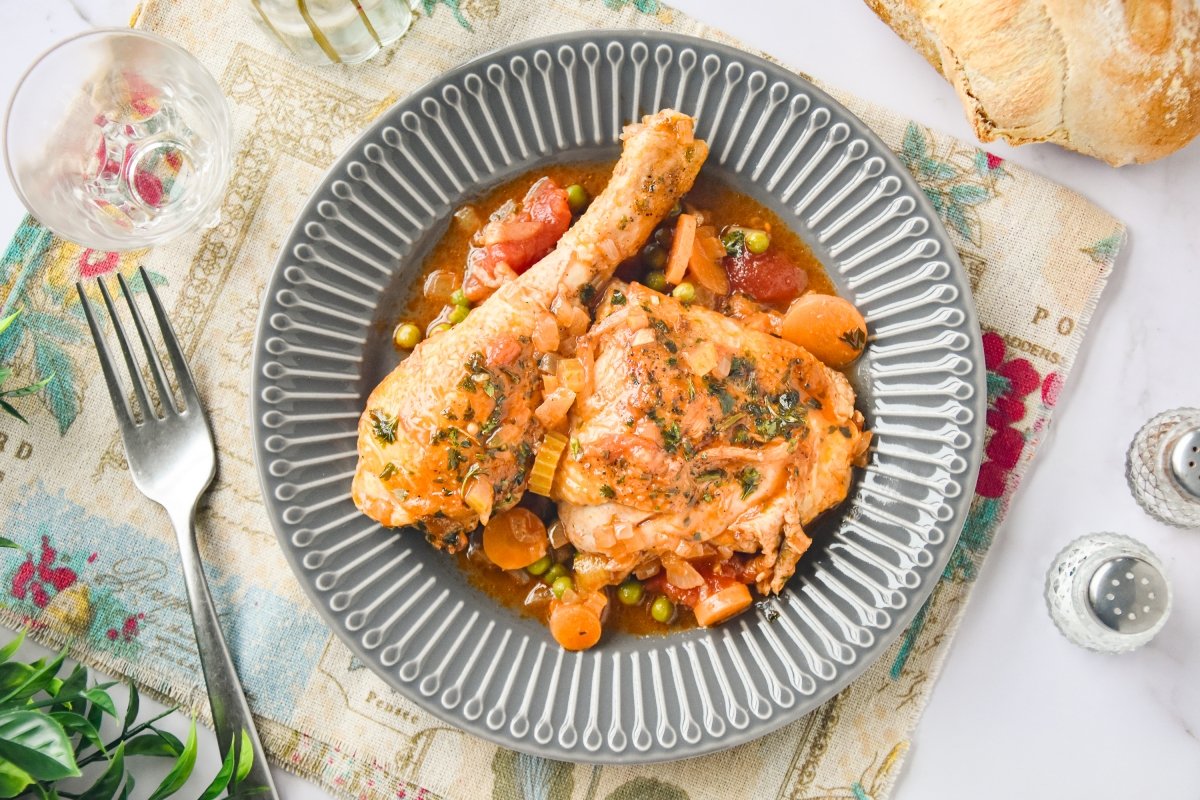 Estofado de pollo casero