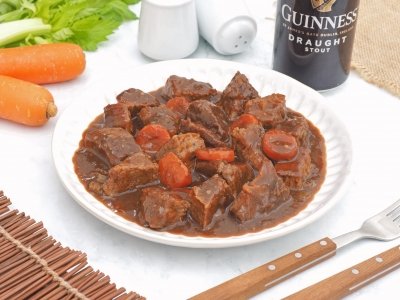 Estofado de ternera con cerveza Guinness