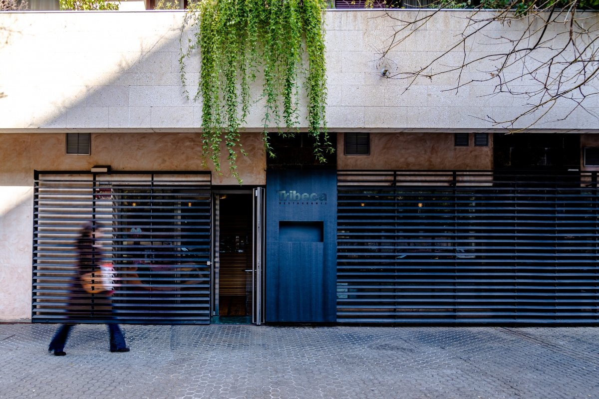 Fachada exterior del restaurante Tribeca