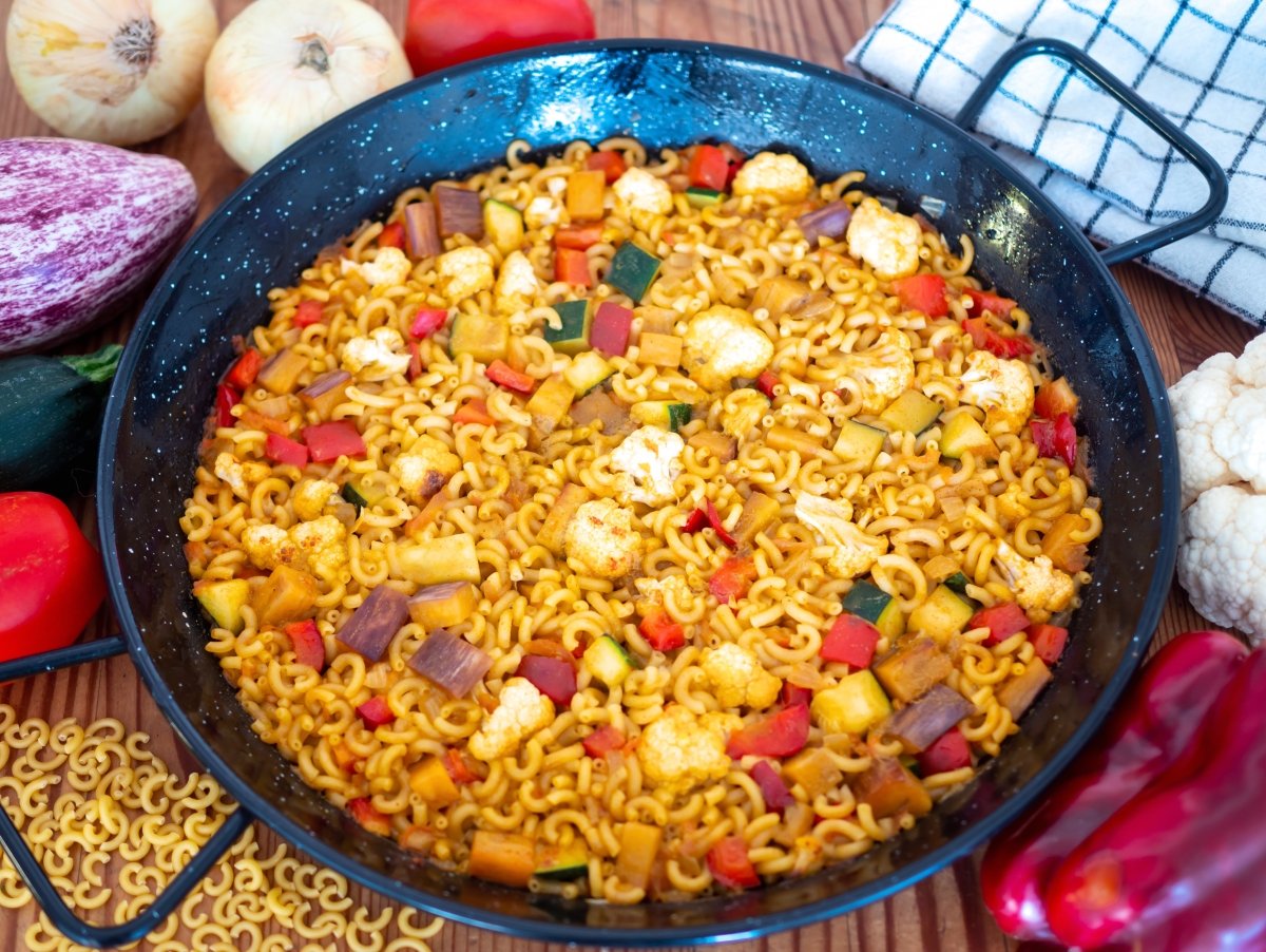 Fideuá De Verduras Receta Casera Para Hacer Paso A Paso 6025