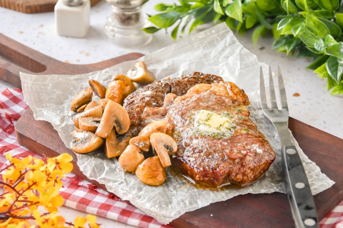 Filete de ternera en freidora de aire casero