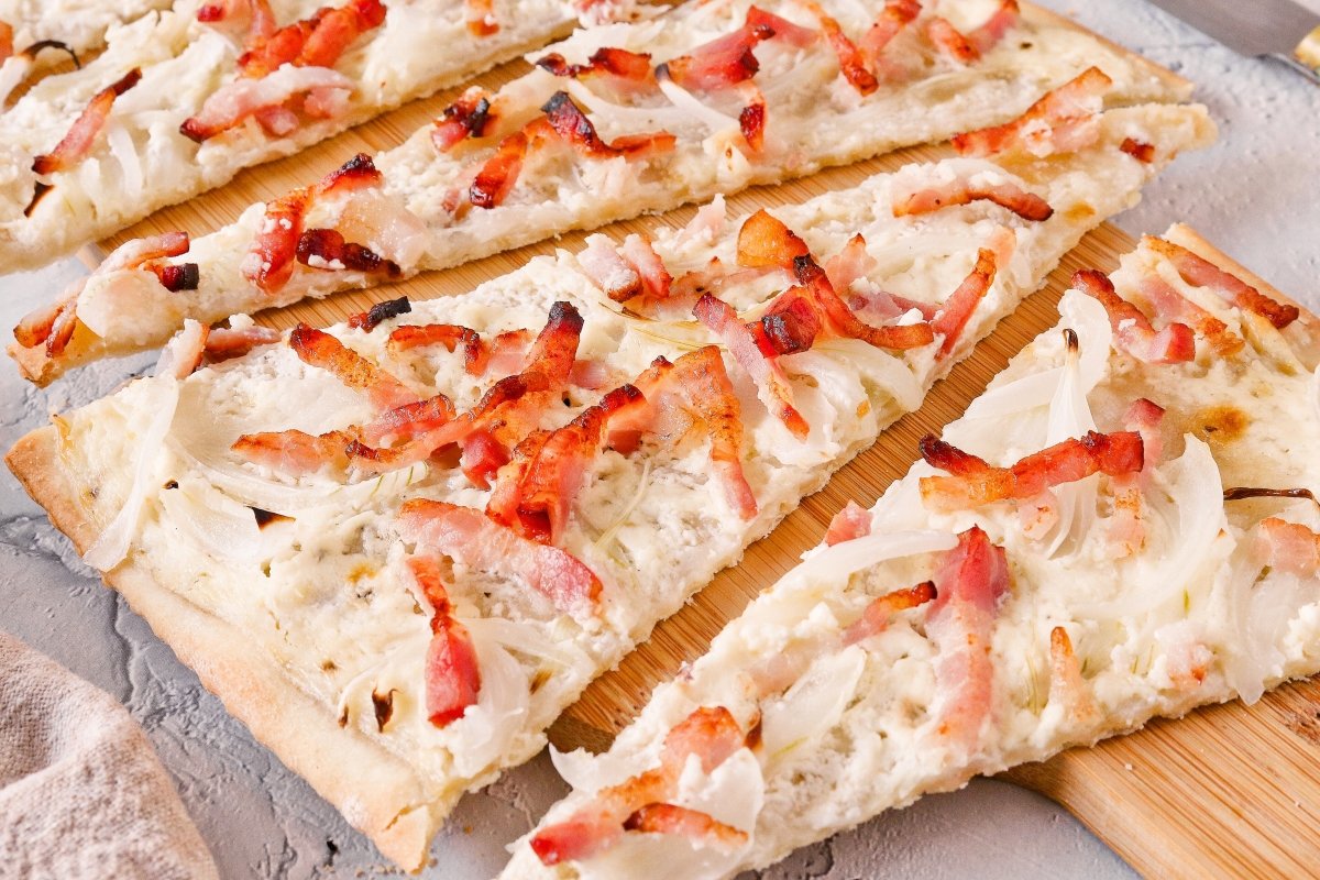 Flammkuchen o tarte flambée