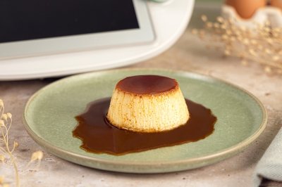 Flan de huevo en Thermomix