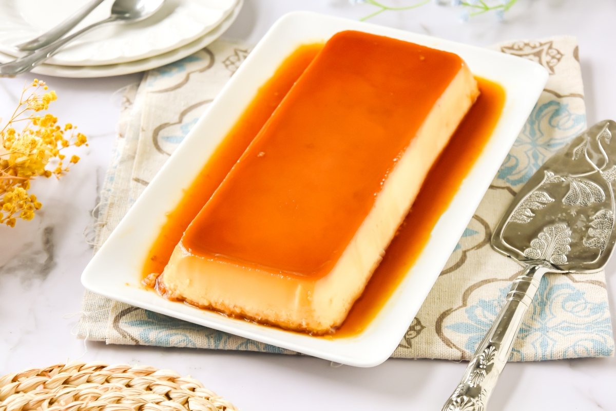 Flan de nata casero