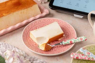 Flan de queso en Thermomix