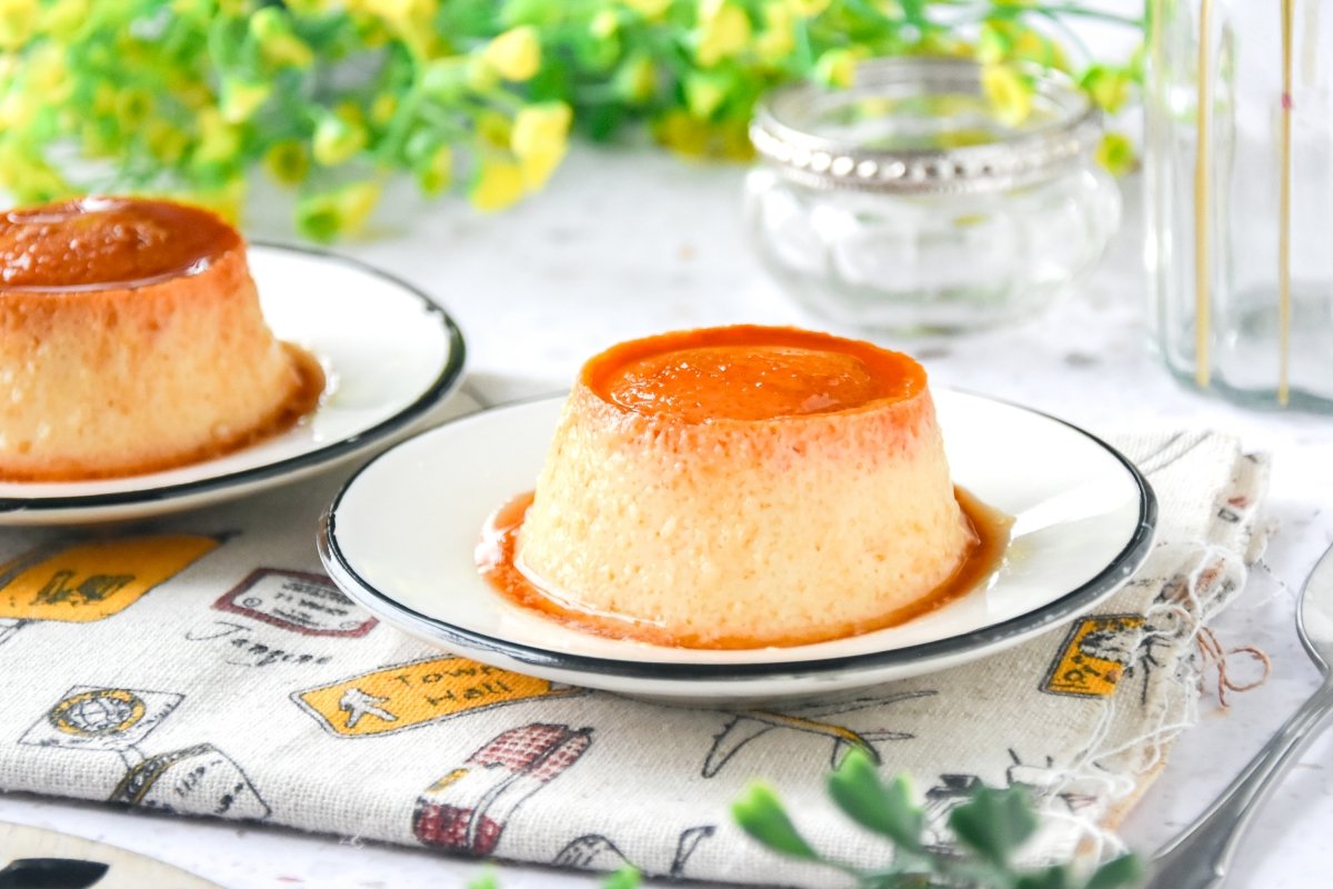 Flan en airfryer