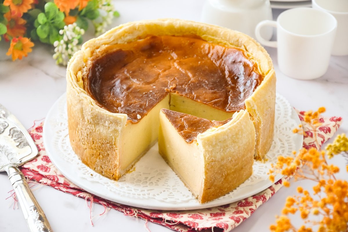 Flan parisien listo para comer