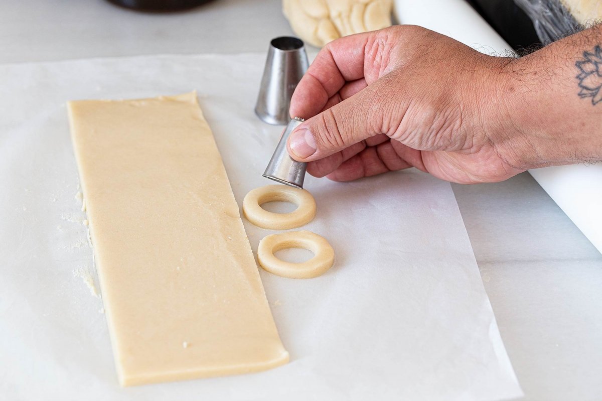Formamos la tapa y los aros para las chimeneas