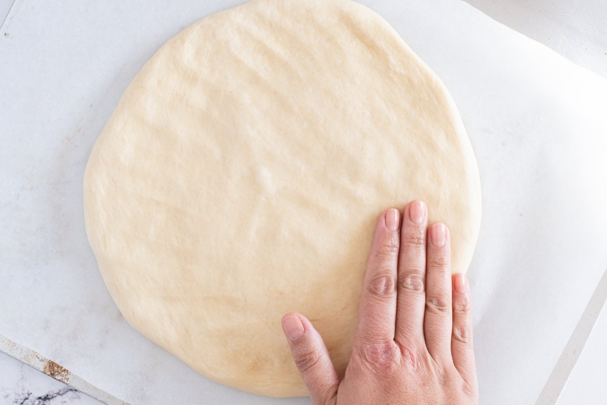 Formamos la torta de nata