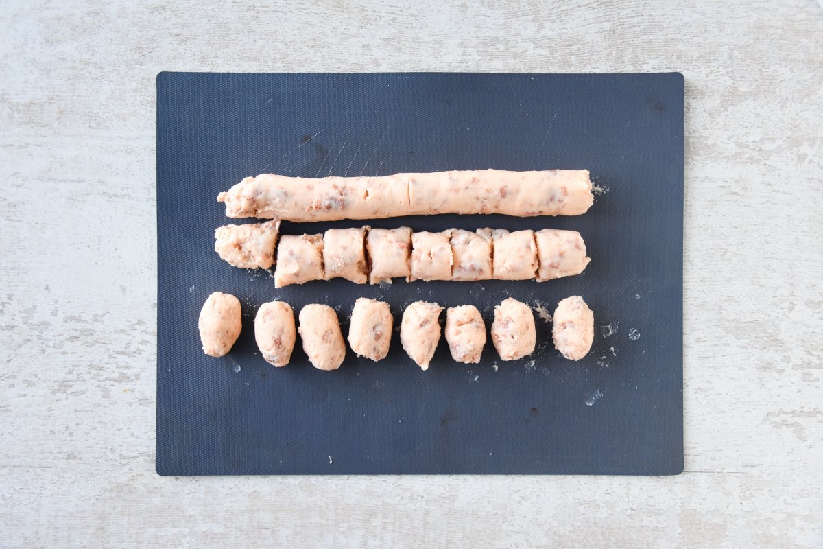 Formamos las croquetas de chistorra