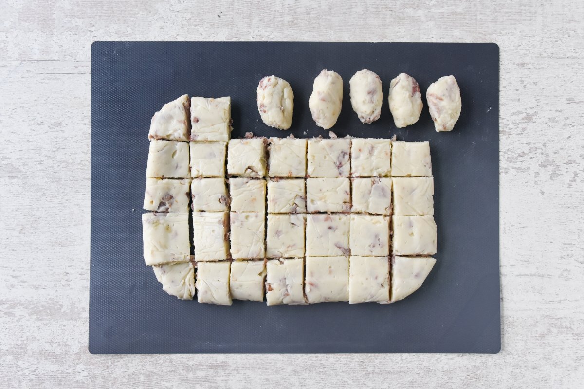 Formamos las croquetas sin gluten