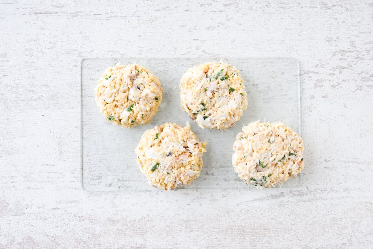 Formamos los crab Cakes